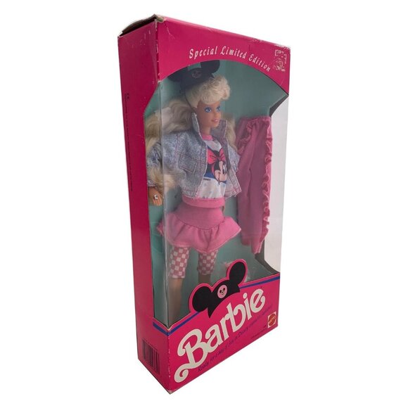 1990 Disney Fashions Barbie Doll - Mickey Mouse Outfit & Accessories, #4385 NIB - Picture 3 of 8